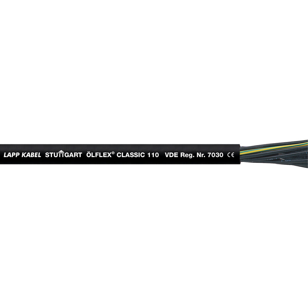 Lapp Olflex Classic 110 Control Cable 4x0.75mm Black - 1119893 [20 Meters]