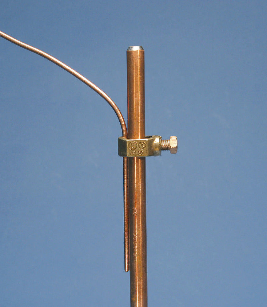 Bronze Erdungsstangenklemme 12.5mm Für 50mm² Leiter - 158260