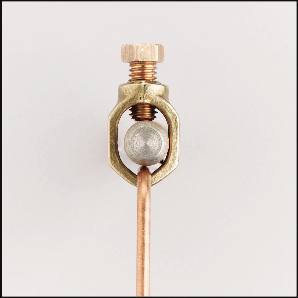 Bronze Erdungsstangenklemme 12.5mm Für 50mm² Leiter - 158260