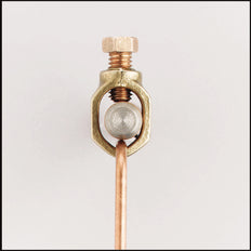 Bronze Erdungsstangenklemme 12.5mm Für 50mm² Leiter - 158260