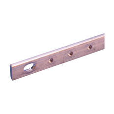 Threaded Copper Busbar With Fixing Slot 20x5x990mm - 550220