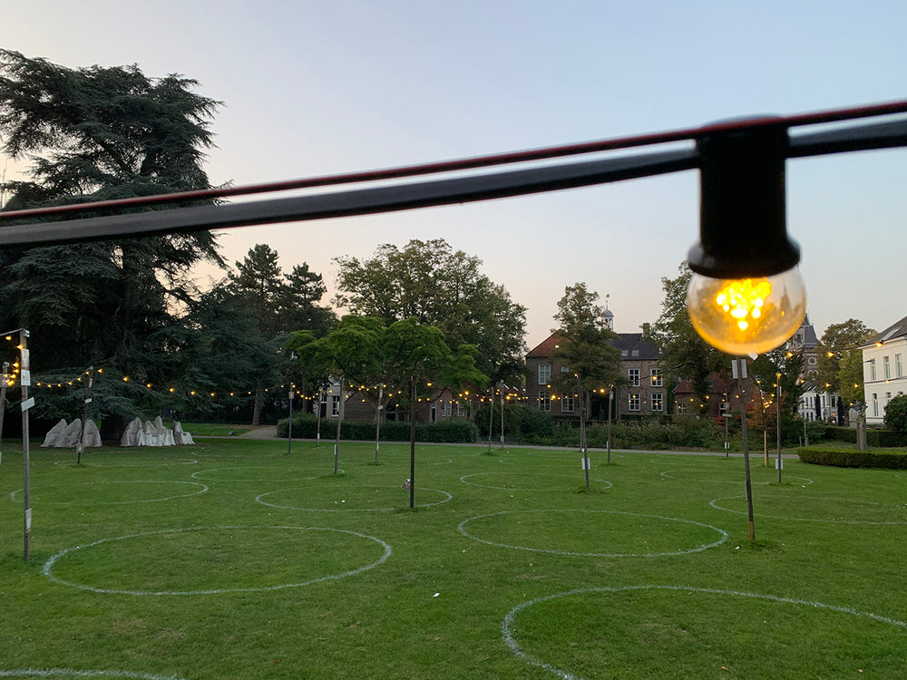 Commercial Grade E27 String Light 40 Sockets 20M IP44 - 145077