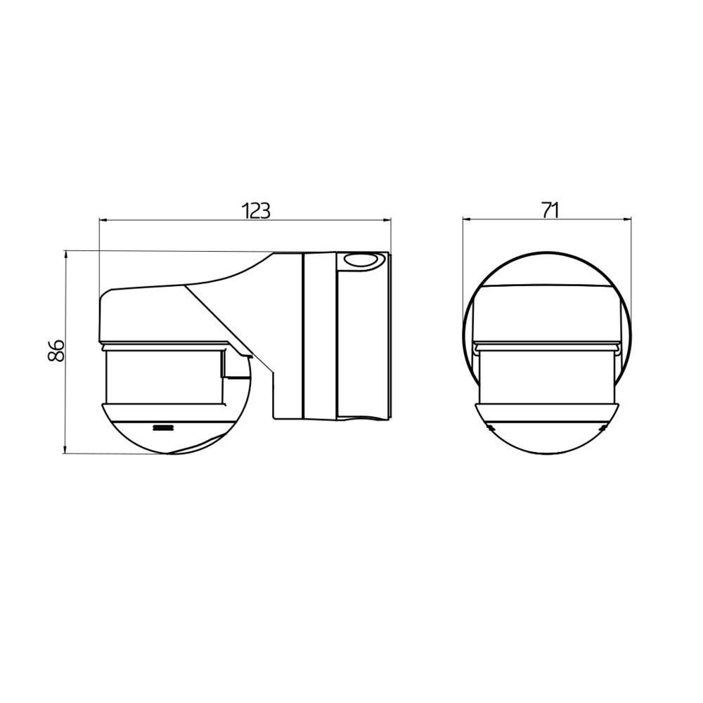 Beg Bewegungsmelder Rc Plus Nächste 230 Schwarz Ip54 20m - 93333