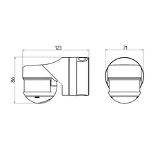 Beg Bewegungsmelder Rc Plus Nächste 230 Schwarz Ip54 20m - 93333
