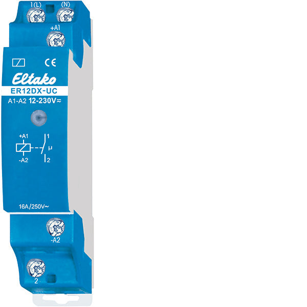 Eltako ER12DX-UC DIN Schienen Schaltrelais 16A 250V - 22100002