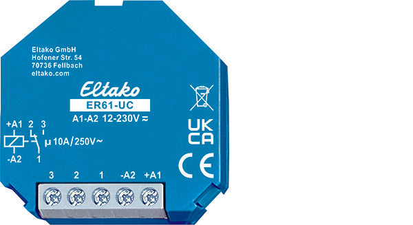 Eltako Er61-Uc Elektronisches Schaltrelais 10A 250V - 61001601