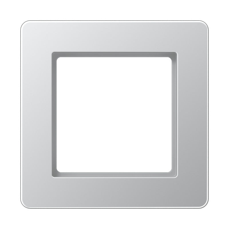 Jung A Flow Einzelne Abdeckung Rahmen Aluminium - AF581BFAL