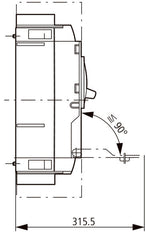 Eaton NZM3 4-Polig 630A Schutzschalter 50kA IEC - 191489