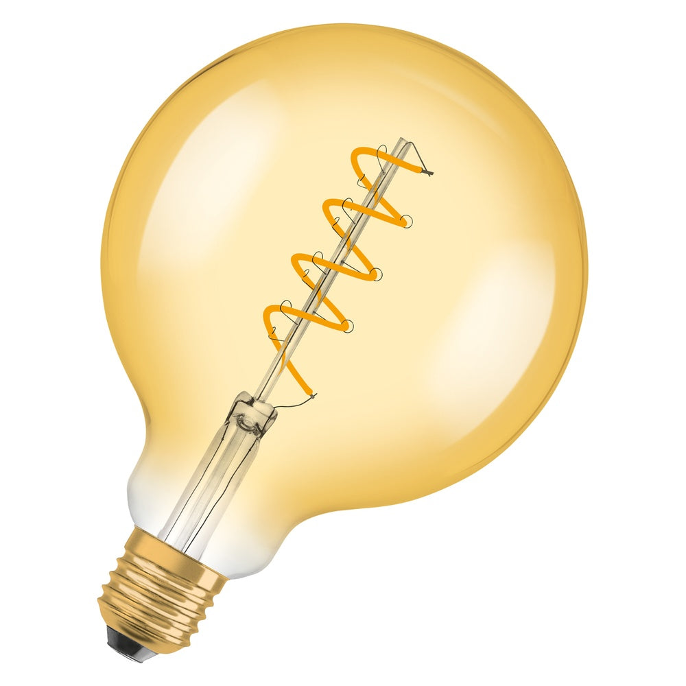 OSRAM Vintage 1906 LED Globe E27 4W Dimmbar Gold - 4058075270008