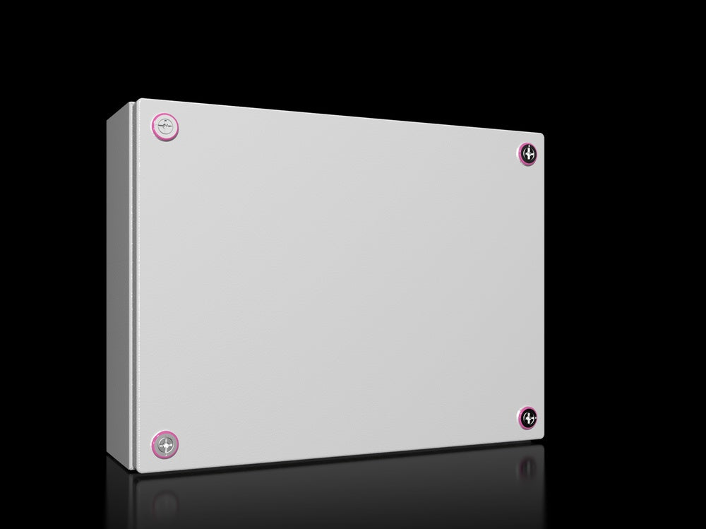 Rittal KX Stahl Anschlusskasten 400x300x120mm RAL7035 - 1508000