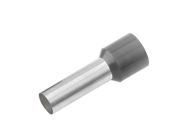Isolierte Draht-Endhülsen 4mm² Grau DIN 46228 - 182346 [100 Stück] [200 Stück]