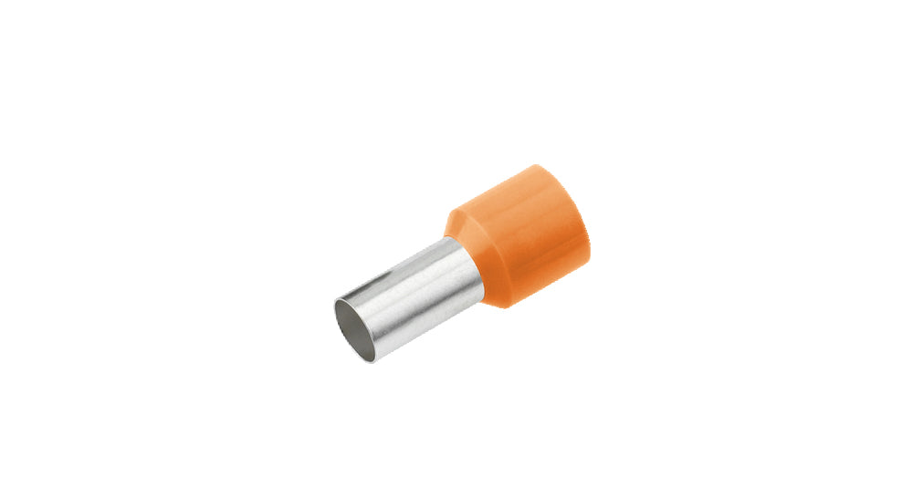 Isolierte Draht-Endhülsen DIN 46228 4.0mm Orange - 180952 [100 Stück] [200 Stück]
