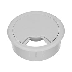 60mm Kabelmanagement Schreibtisch Grommet Hellgrau - 49.80.020 [2 Stück]