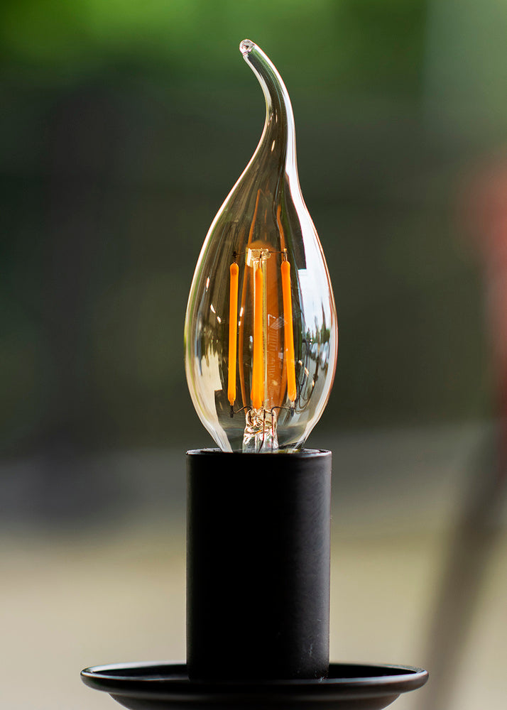 Bailey Led Filament Kerze E14 4W 2200K Gold Dimmbare - 143055 [2 Stück]