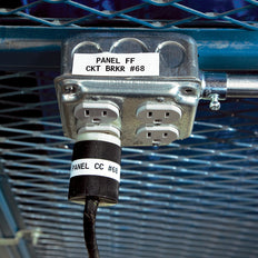 Brady M211 Weiße Vinyl Etikettierband 19mm X 6.4m Schwarzer Druck - 142797