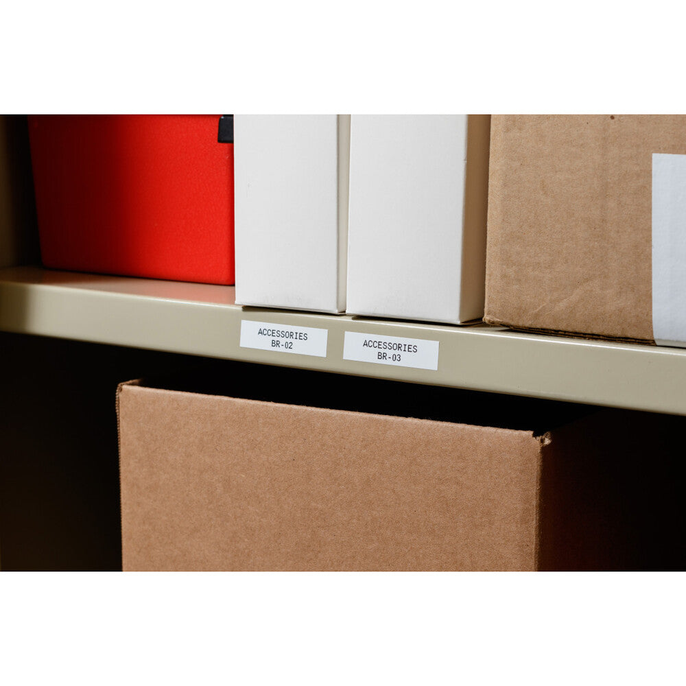 Brady M211 Weiße Vinyl Etikettierband 19mm X 6.4m Schwarzer Druck - 142797