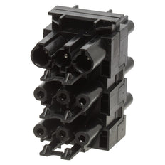 Adels Ac166G 3-Poliger H-Verteiler 1-In 5-Out Schwarz - 167663