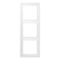 Jung LS Zero Dreifach Abdeckung Rahmen Weiß Matt - LSZ983BFWWM