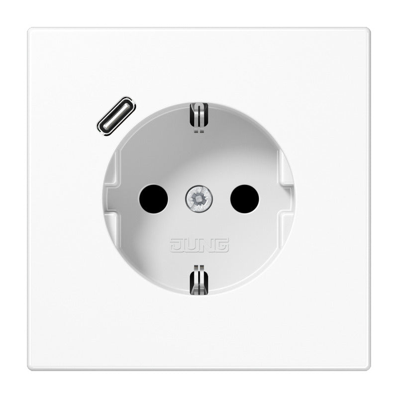 Jung LS990 Wandsteckdose Mit USB-C Schnellladeanschluss - LS1520-18CWW