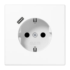 Jung LS990 Wandsteckdose Mit USB-C Schnellladeanschluss - LS1520-18CWW