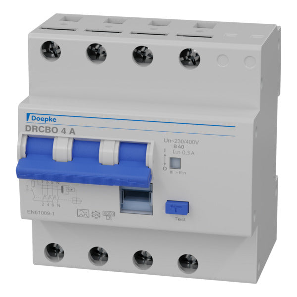 Doepke 40A Typ A RCBO Sicherungsautomat 300mA 3P+N - 09945118