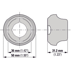 Eaton M22 Not-Aus Schutzring IP65 - 198596