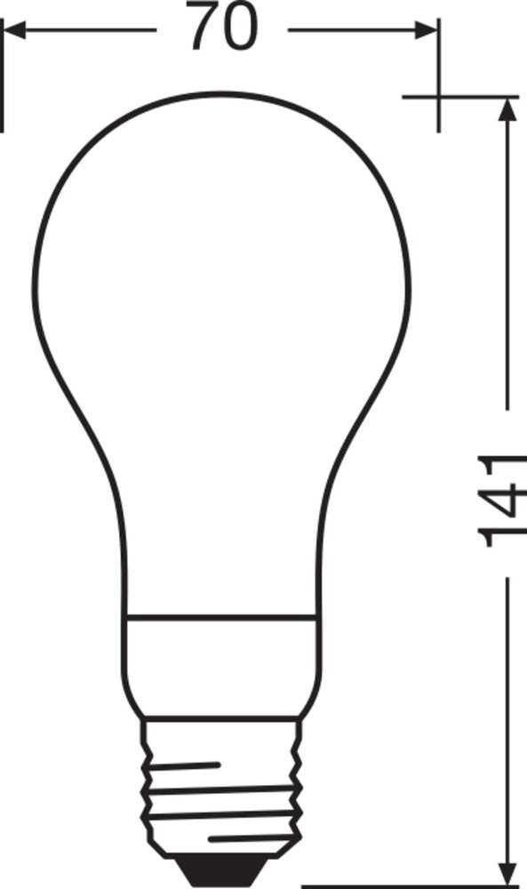 OSRAM LED Superstar Classic A150 18W E27 2700K Dimmbar - 4058075437326