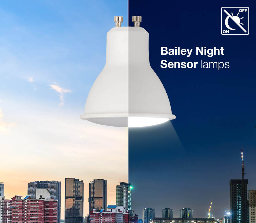 Intelligente GU10 LED Spot Mit Tag Nacht Sensor 4.5W 2700K - 143854