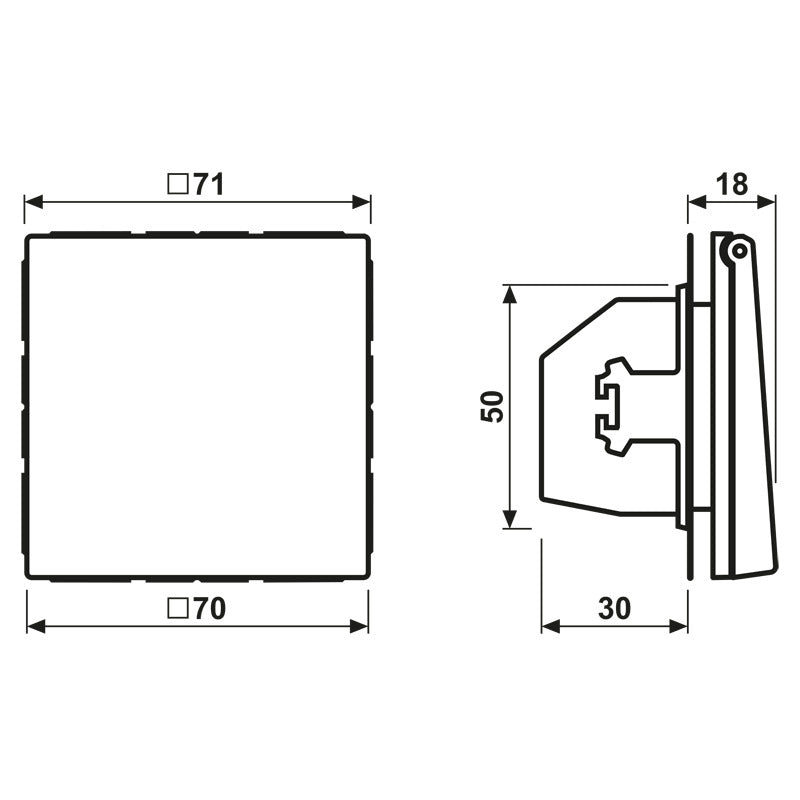 Jung LS990 16A Geschützte Wandsteckdose Mit Sicherheitsabdeckung - LS1520NBFKIKLWWM
