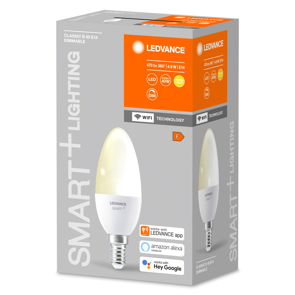 LEDVANCE Smart+ Wifi Kerze Led E14 5W 2700K Dimmbare - 4058075485532