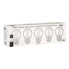 LED Filament Sichere G45 E27 2W Bruchfeste Glühbirne - 144082 [5 Stück]