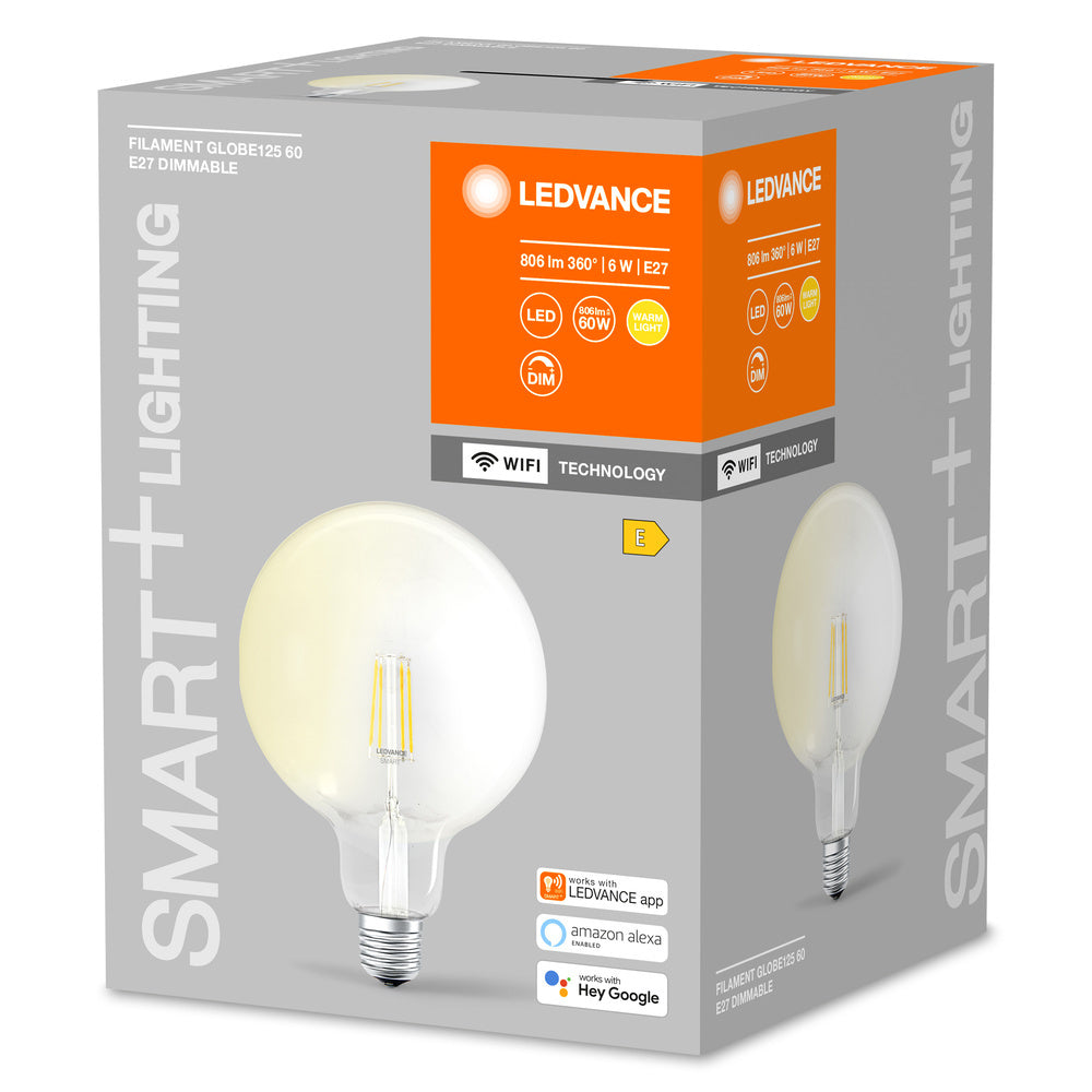 LEDVANCE Smart+ Wifi Globe Filament Led E27 5.5W Dimmbar - 4058075528291