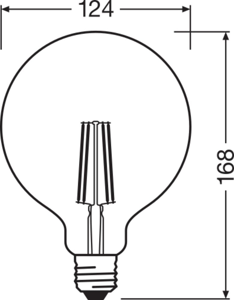 LEDVANCE Smart+ Wifi Globe Filament Led E27 5.5W Dimmbar - 4058075528291