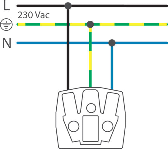 Außen Ip55 Dreifachsteckdose Gartenpfosten Mit Erdspieß - 761-36835