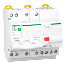 Schneider Resi9 3P+N 20A C-Kurve RCBO 30mA 6kA - R9D55720