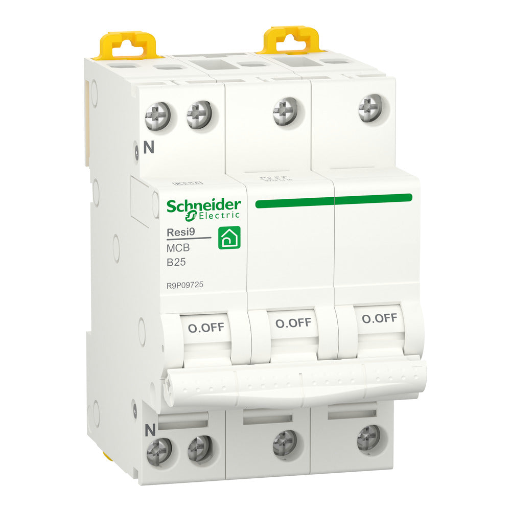 Schneider Electric Resi9 3P+N 25A Sicherungsautomat - R9P09725