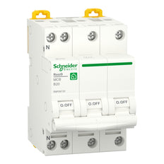 Schneider Resi9 MCB 3P+N 20A B-Kurve 6kA Sicherungsautomat - R9P09720
