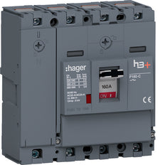 Hager H3+ P160 4-poliger 160A Lasttrennschalter - HCS161AC