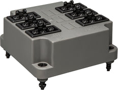 ABB 3640 Abdeckung Mit 6x GST18 3-Pole Steckverbindern - 1SPA007130F9545