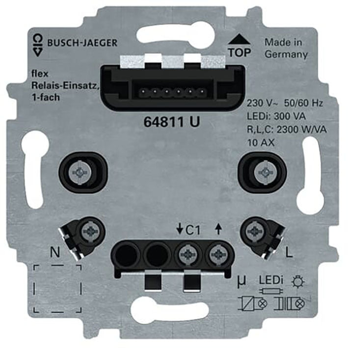 ABB Busch Flex Relais Basis Einzelner Kanal - 2CKA006800A3041