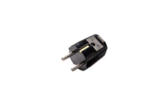 MK Professioneller Erdungsstecker Schwarz Duroplast - 614/SW [10 Stück]