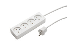 MK 4-Wege Steckdosenleiste Mit 1,5M Kabel - 509ZL/15/KWS
