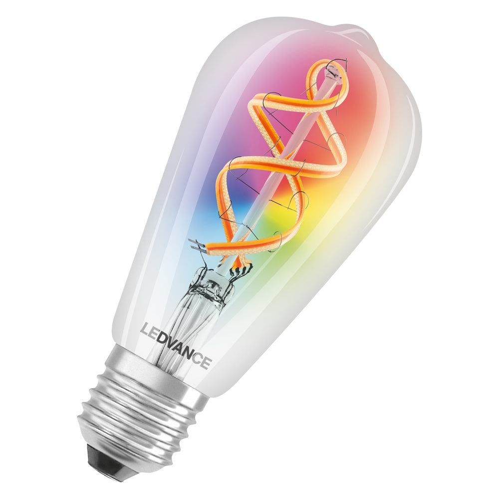 Ledvance Smarte Wifi Edison Rgbw Filament E27 Glühbirne 4.5W - 4058075609914