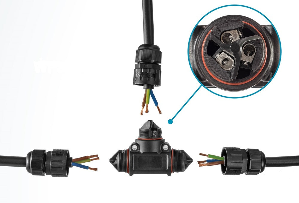 IP68 Wasserdichte Kabelverbindungsdose 3P 32A 450V - CBIP68P3T