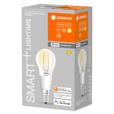 LEDVANCE Smart+ Wifi Filament Mini Glühbirne E14 4W 2700K - 4058075609778
