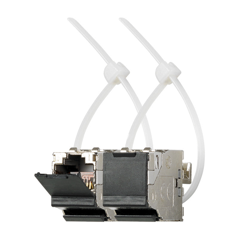 Jung Cat 6A Universelles Netzwerkmodul Mit Staubabdeckung - Uma-Cat6A-25