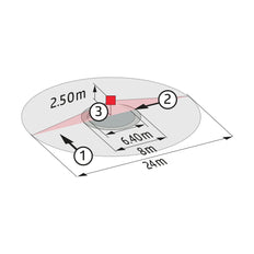 BEG PD4N-M-DACO DALI-2 Motion Detector 24M White IP20 - 93460