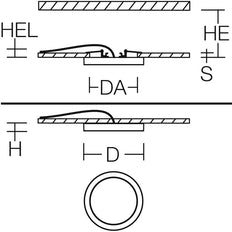 Rzb Trixy Runde Led Multicolor Einbauleuchte 14-22W - 901718.002