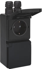 Niko Hydro IP55 Doppelte Vertikale Steckdose Mit Abdeckung - 761-37832