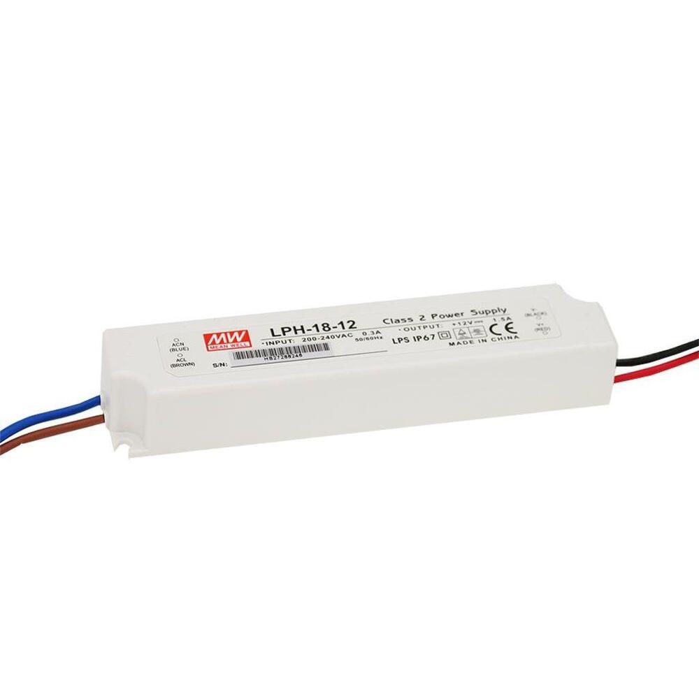 Meanwell LPH-18-24 LED Driver 18W 24V IP67 - LPH-18-24